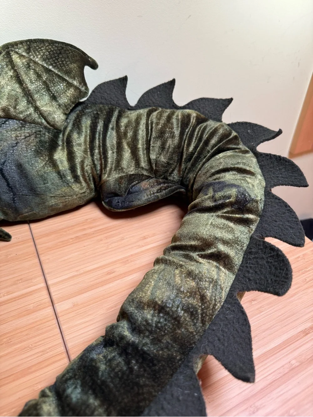 Folkmanis 56” Sea Serpent Hand Puppet Plush Stuffed Rare Green Dragon Monster